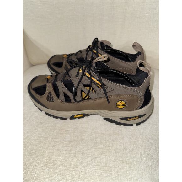 Timberland 8491 Brown Leather Sport Sandals Men’s US 11.5 Outdoor Adjustable EUC main image 6